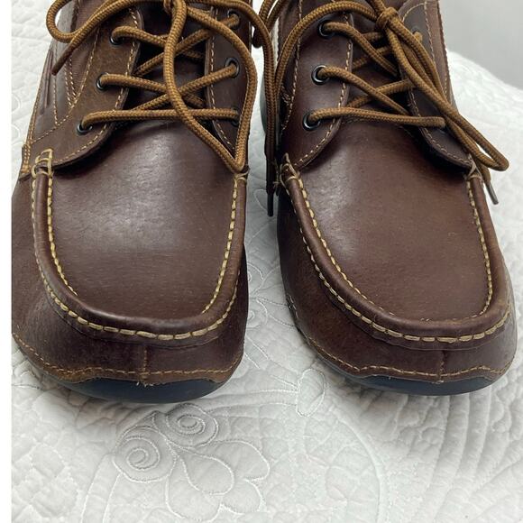 Roper Men's Size 8 Brown Leather Lace-Up Shoes – Casual & Dress Comfortable - Picture 6 of 10